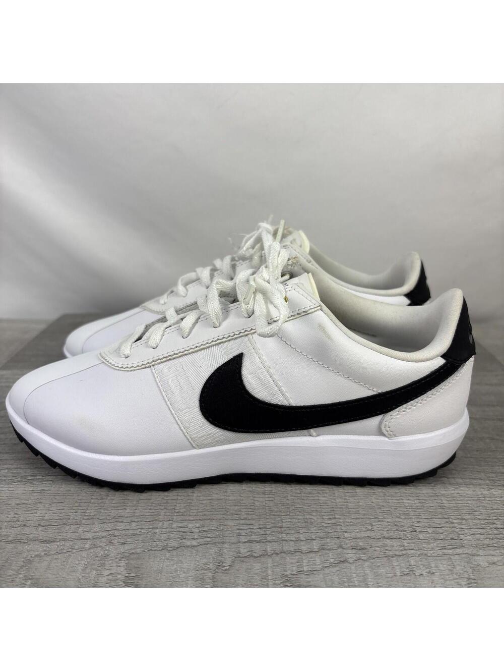 Nike Cortez NRG Golf Shoes Women’s 7.5 Spikeless White Leather EUC